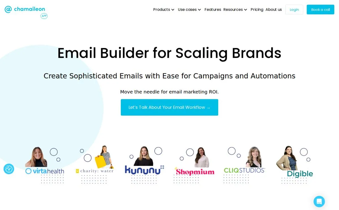 Chamaileon homepage screenshot